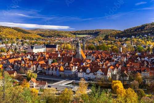 Münden Panoramablick im Herbst photo
