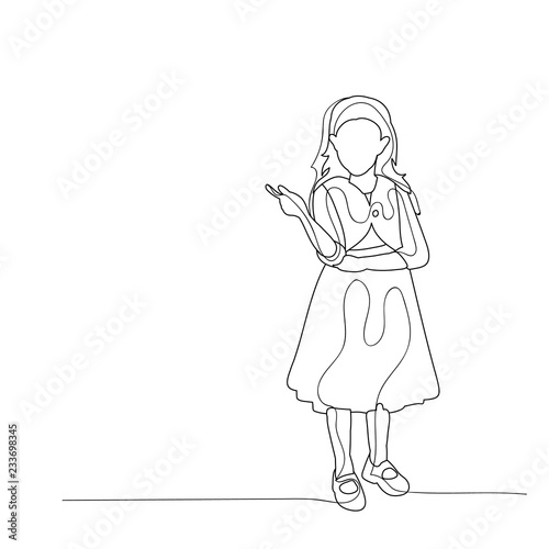  sketch of a child dancing