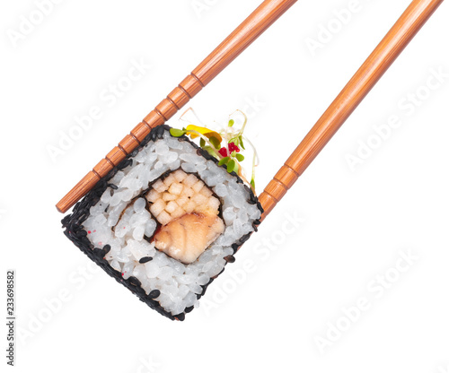Sushi Roll isolated on a white background