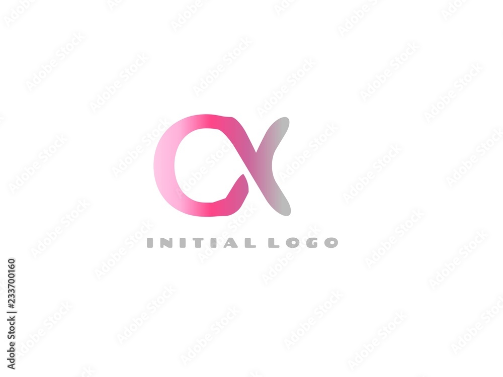 CX Initial Logo for your startup venture CX Initial Logo for your startup venture