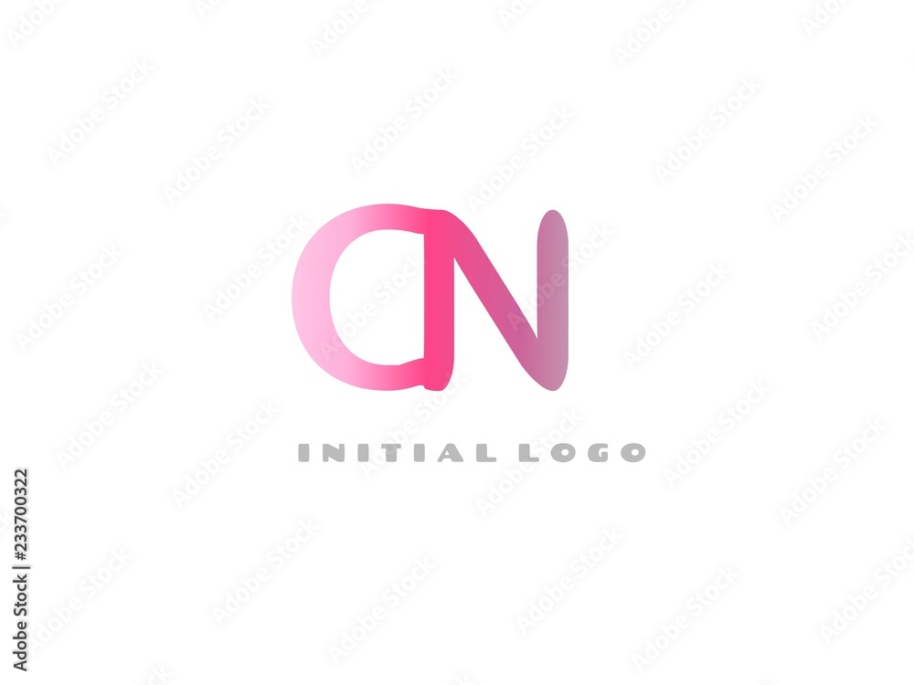 CN Initial Logo for your startup venture