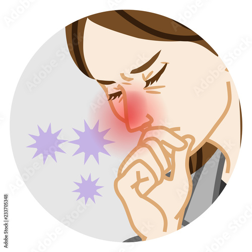 Rhinitis - Physical disease Circular clip art, Adults woman