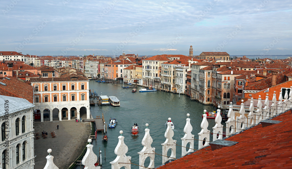 Island of Venice in ITalia and the Grand Canal