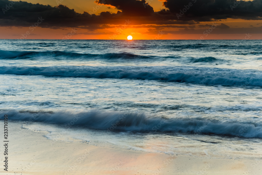 Blue Seas Bold Sunrise