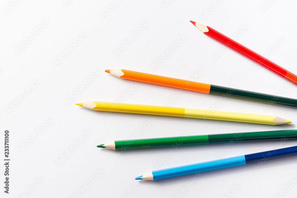Set of color pencils Set of color pencils