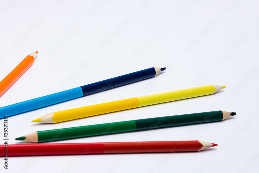set of color pencils set of color pencils