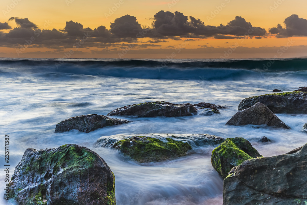Fototapeta premium Rocky Sunrise Seascape