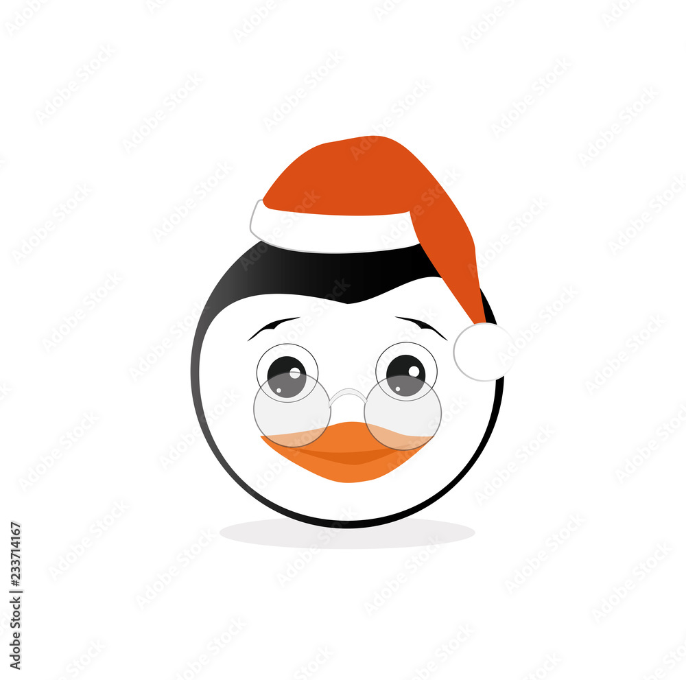 Happy cartoon penguin. . Vector illustration Happy cartoon penguin. . Vector illustration