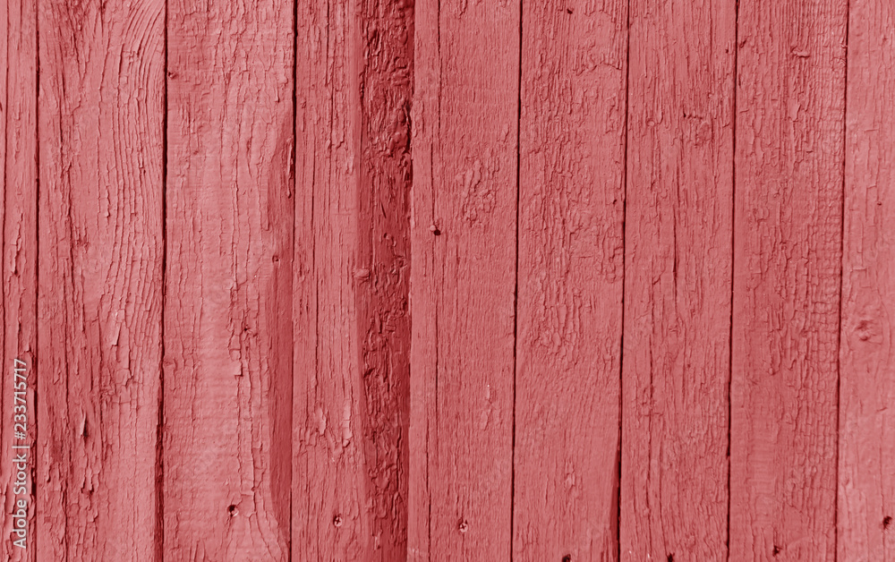Old wooden wall in red color. Old wooden wall in red color.
