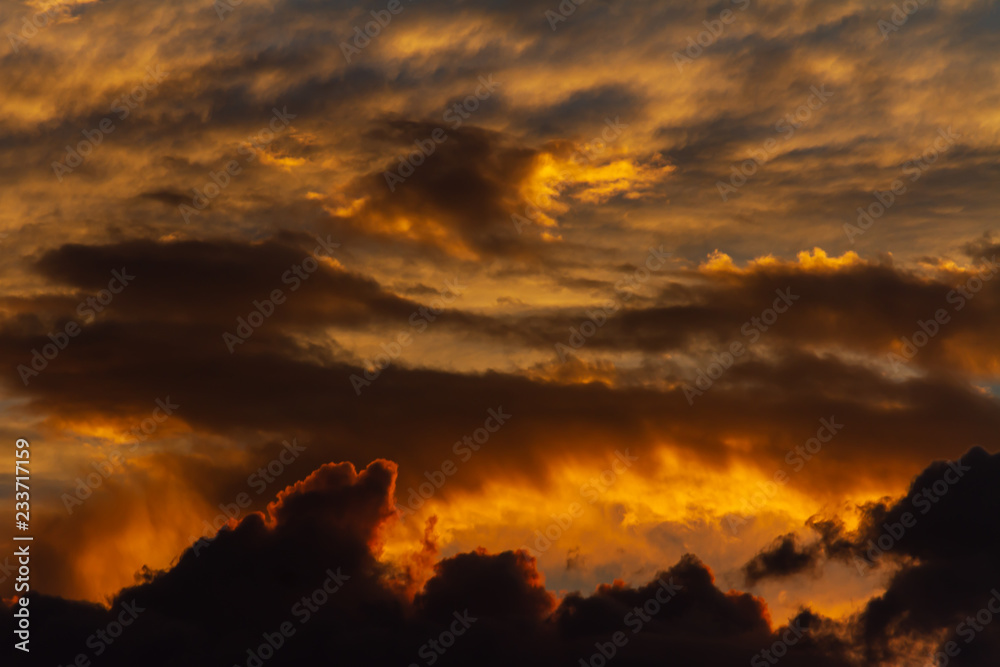 夕景 夕景