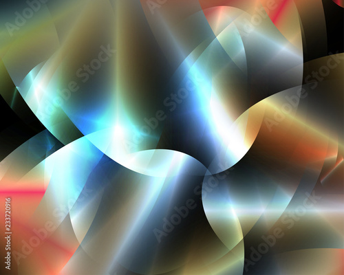 Background due to the gradation of intersecting light