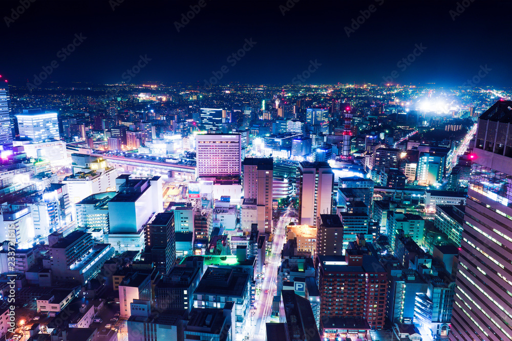 仙台の風景：夜