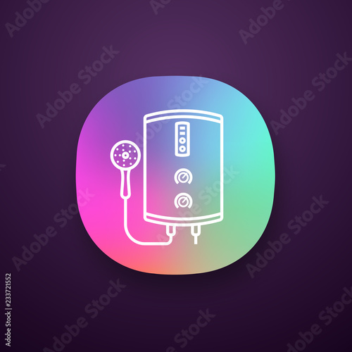 Electric tankless water heater app icon