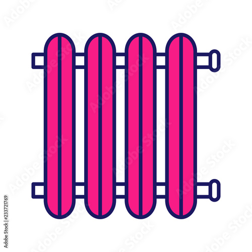 Radiator color icon