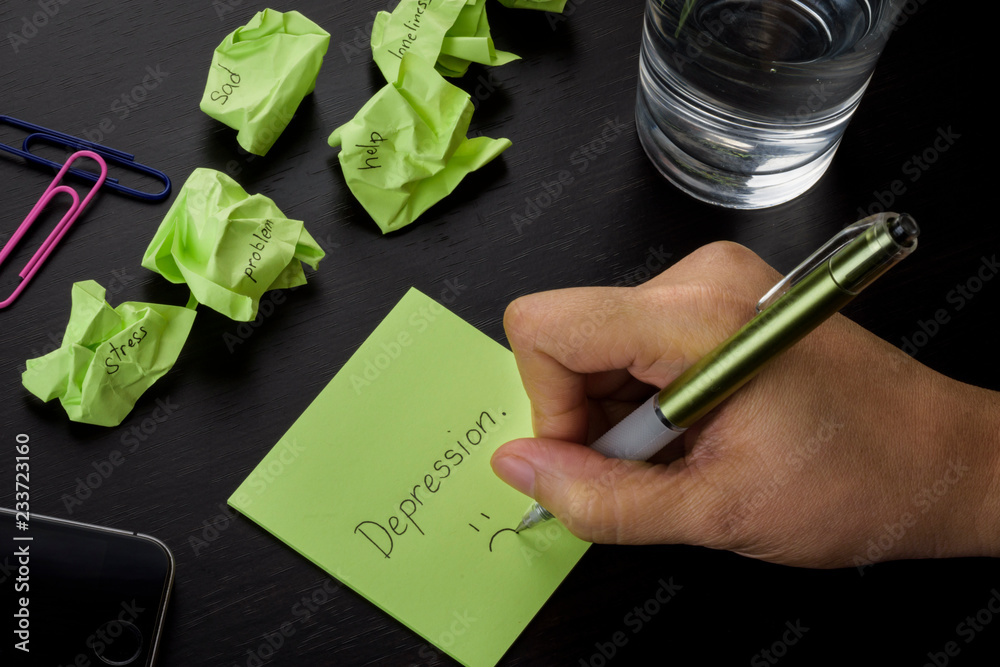 Dark Green Sticky Note
