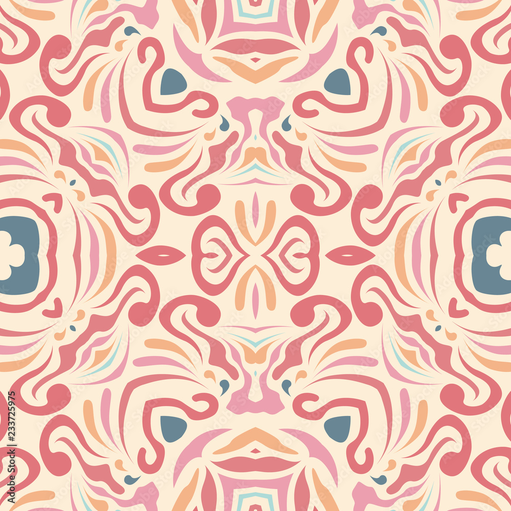 Abstract ethnic pattern in pastel shades. Detail for design card, invitation, cover, wallpaper, tile, packaging, background. line style background. Tribal ethnic ornament arabic style. Abstract ethnic pattern in pastel shades. Detail for design card, invitation, cover, wallpaper, tile, packaging, background. line style background. Tribal ethnic ornament arabic style.
