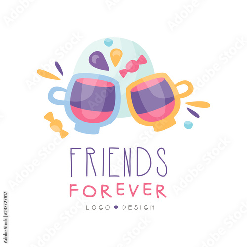 Colorful Friends Forever Word In Brown Background HD Best Friend Wallpapers  | HD Wallpapers | ID #81137