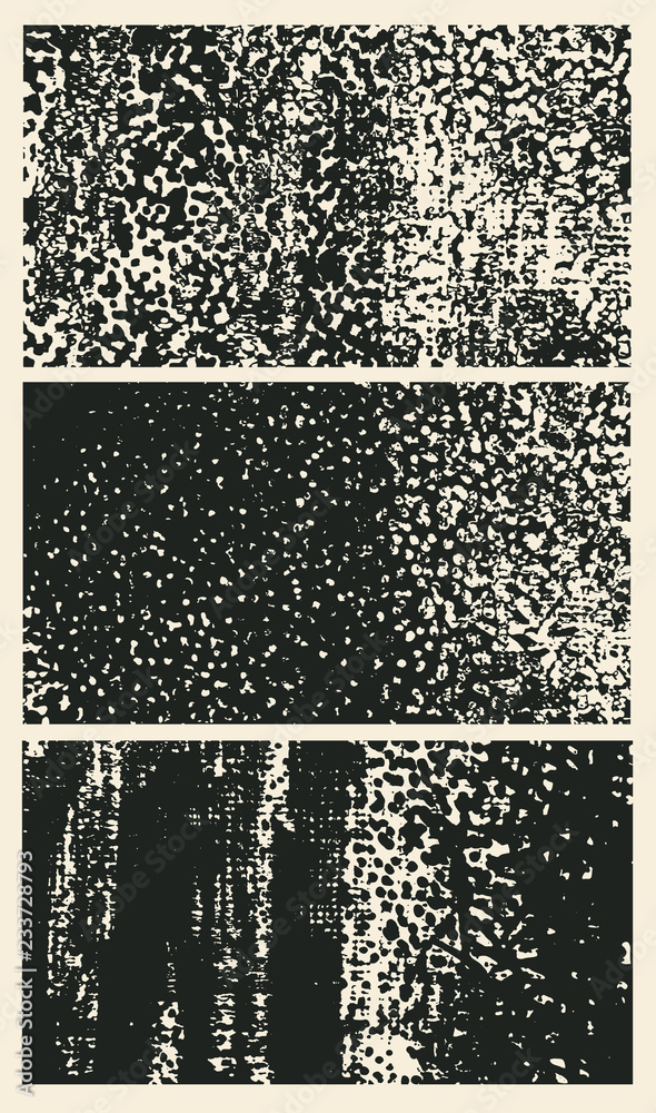 abstract design elements set. halftone drawing backgrounds set. aspect ratio 16:9. vector illustration abstract design elements set. halftone drawing backgrounds set. aspect ratio 16:9. vector illustration