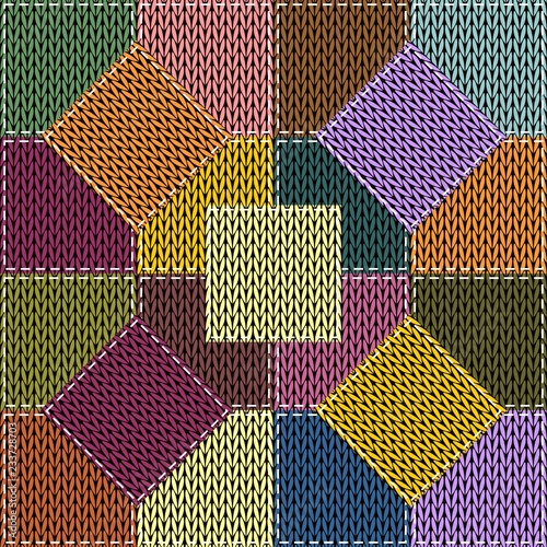 patchwork background with different patterns