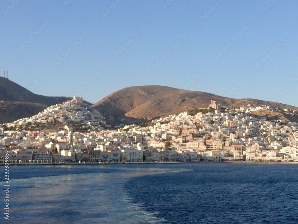 Syros island in Cyclades, Greece