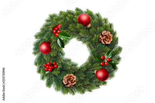 Christmas wreath decoration