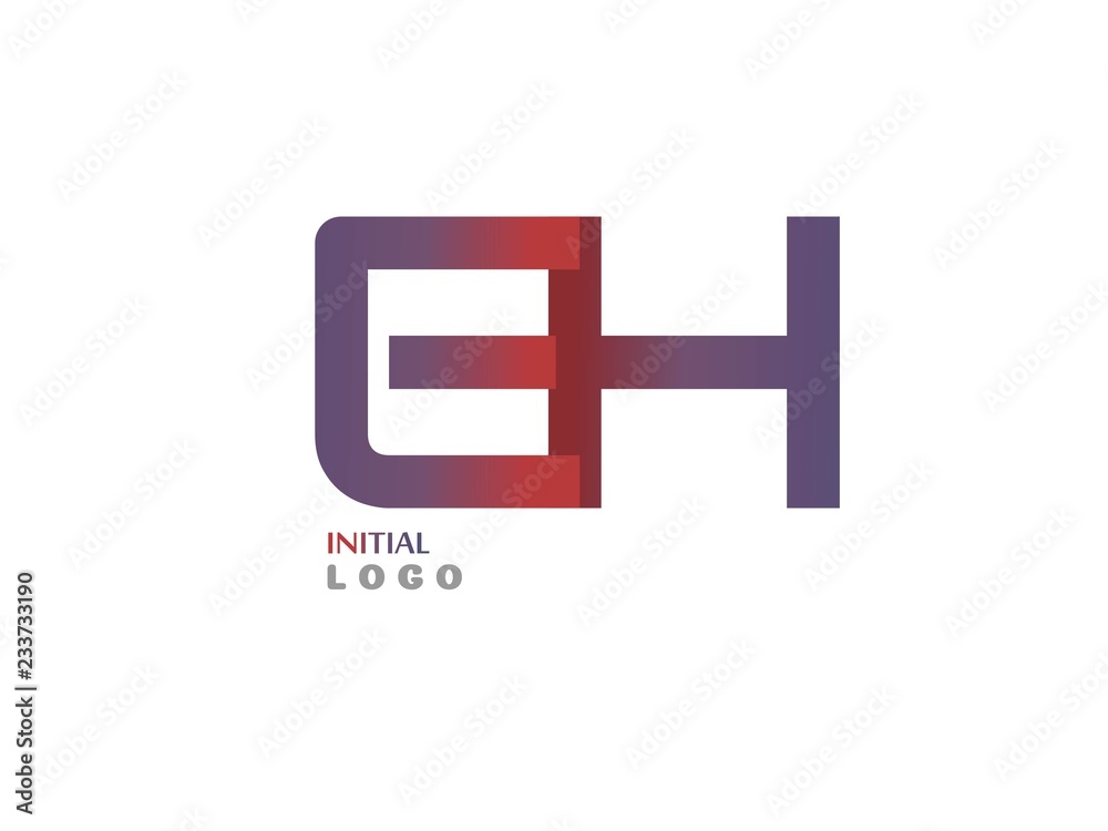 EH Initial Logo for your startup venture EH Initial Logo for your startup venture