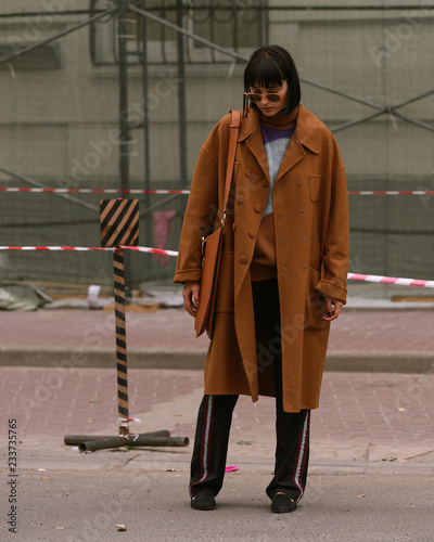Photography Fashion photo, Street style fashion. Professional model.