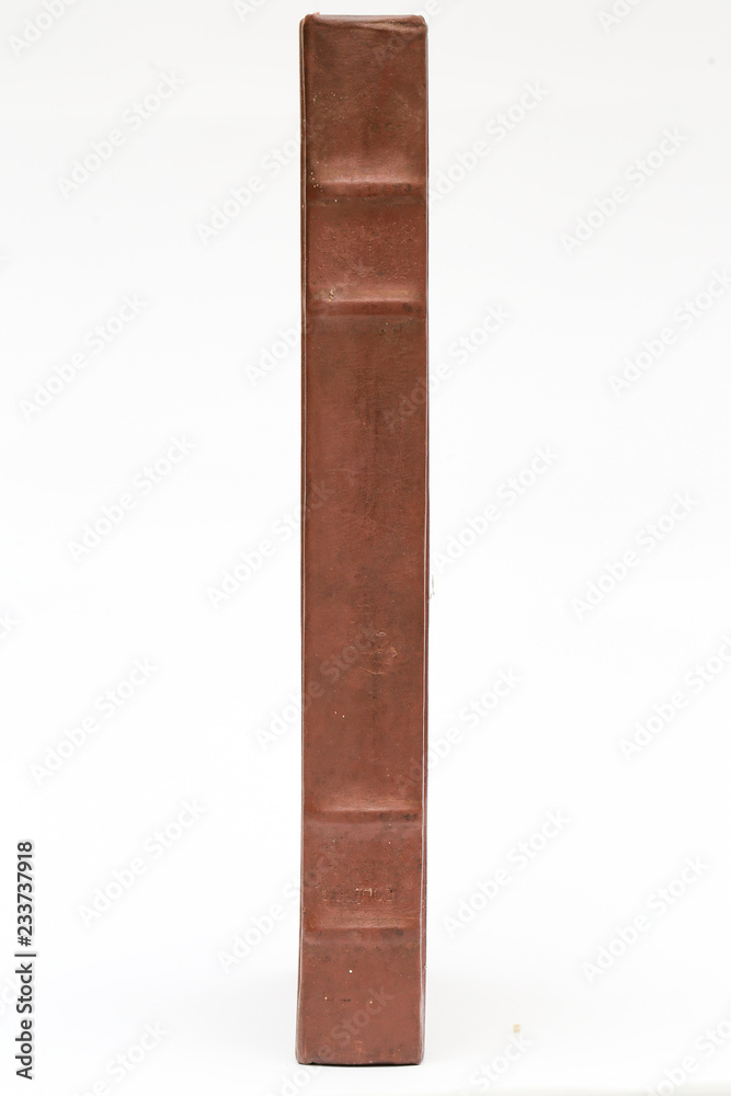 Very old book isolated on white background. Very old book isolated on white background.