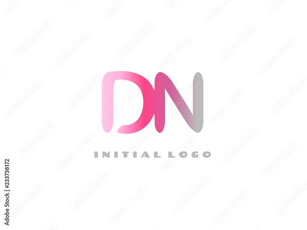 DN Initial Logo for your startup venture DN Initial Logo for your startup venture