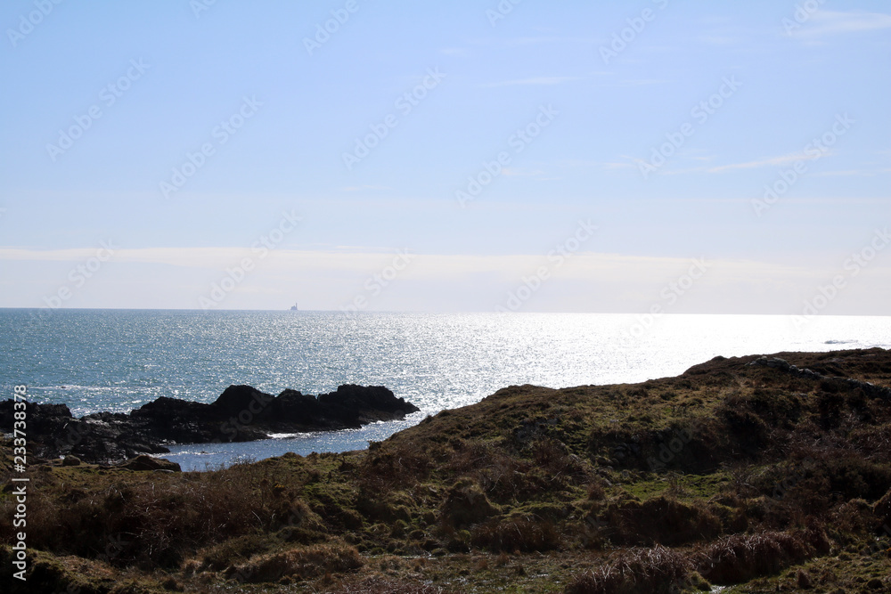 Rocky coastline of Long Island, Schull West Cork Ireland