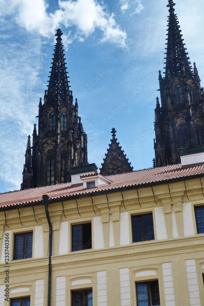Fototapeta premium Palaces in the Castle of Prague, Czech Republic