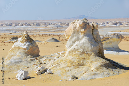 White desert Sahara Egypt photo