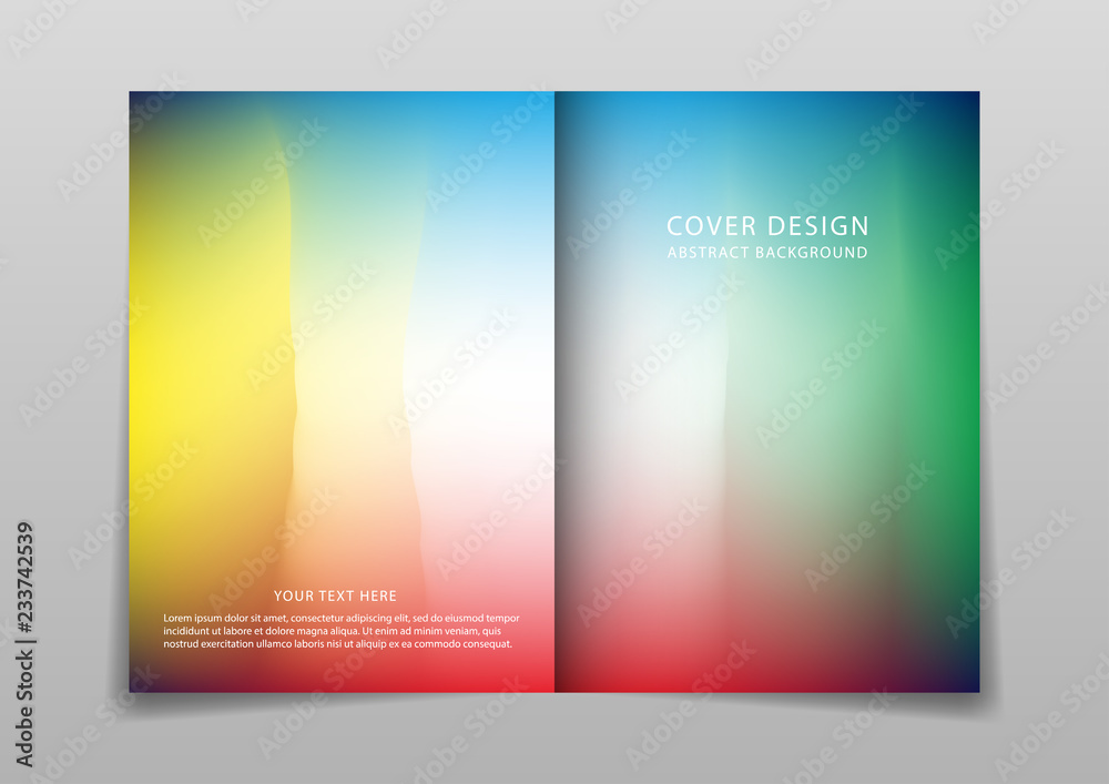 Fototapeta premium Cover design with geometric pattern,vector template brochures, flyers, presentations, leaflet, magazine.