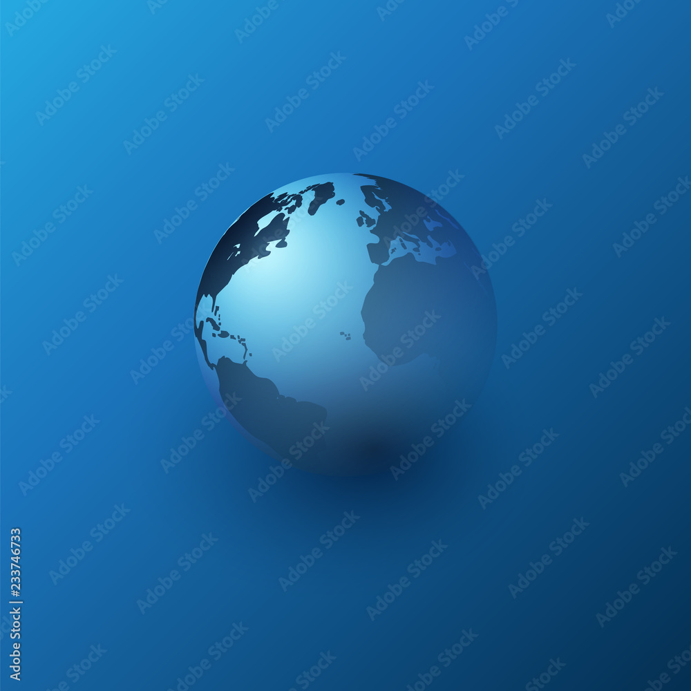 Earth Globe Design - Global Business, Technology, Globalisation Concept, Vector Template Earth Globe Design - Global Business, Technology, Globalisation Concept, Vector Template