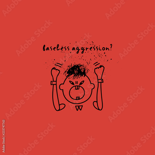 Depression signs and symptoms. Vector illustration of problems of mental health