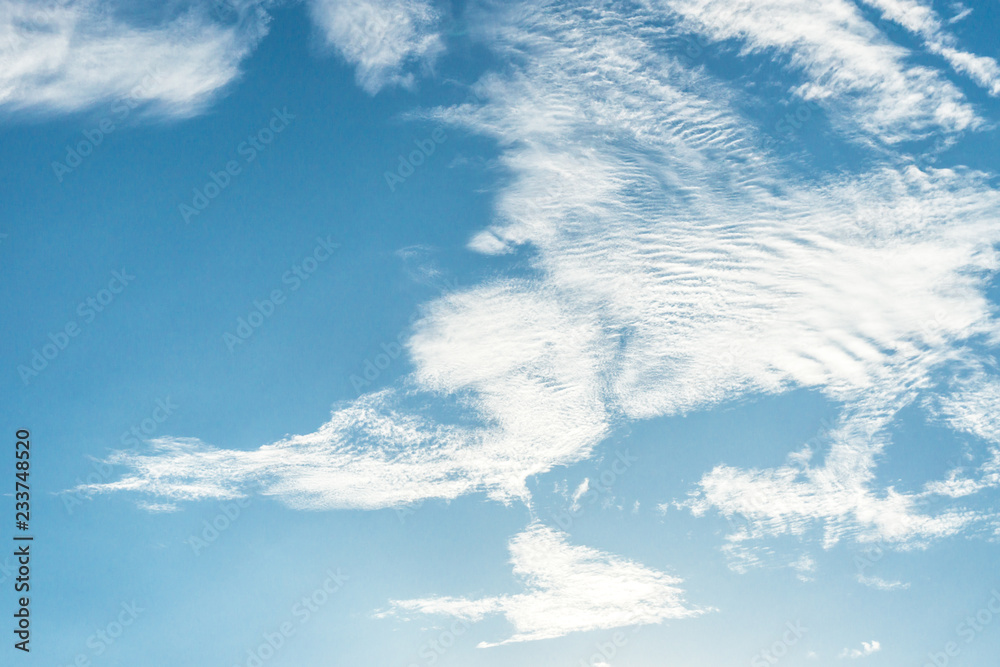 blue sky with clouds