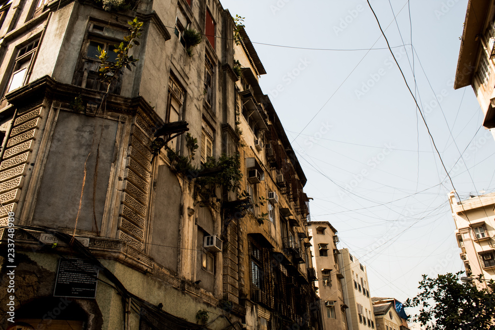 Mumbai, Marhashtra, India / 15 november, 2018: views of the city buildings