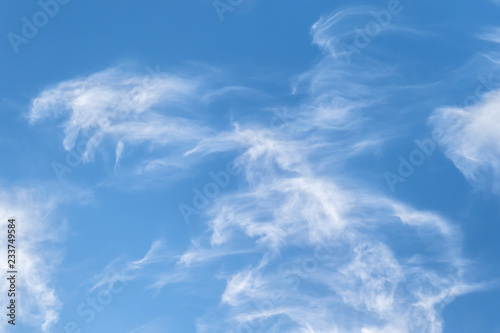 Blue sky with clouds