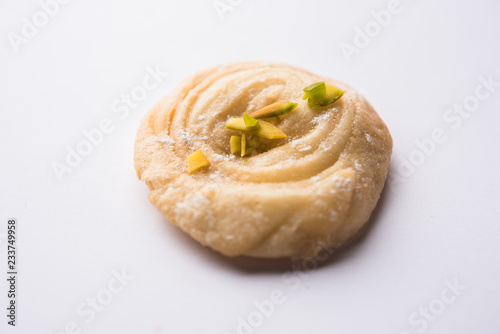 Chirote or Chiroti is a sweet dish from Karnataka and Maharashtra. Served in a plate as a dessert on Festivals or wedding. Selective focus photo