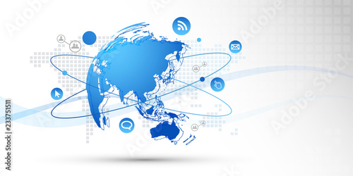 mondo, informatica, comunicazione, Asia, Cina