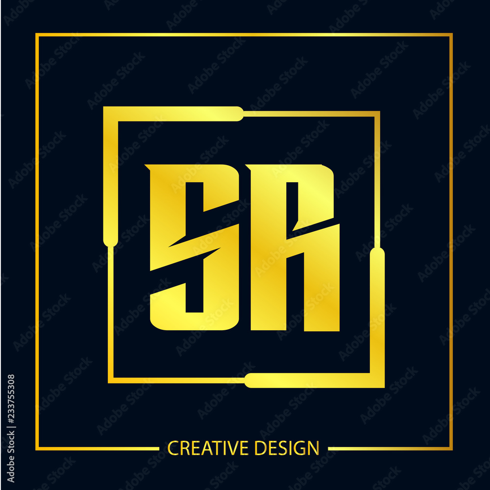 Initial letter SR Logo Template Vector Design Initial letter SR Logo Template Vector Design