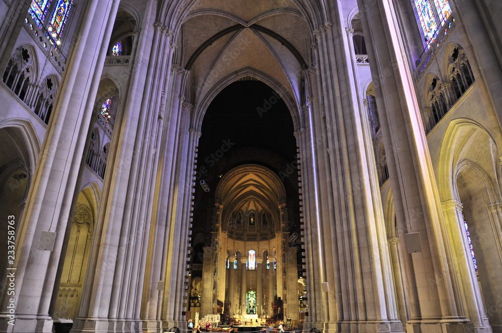 Interior of St. John the Divine cathedral
