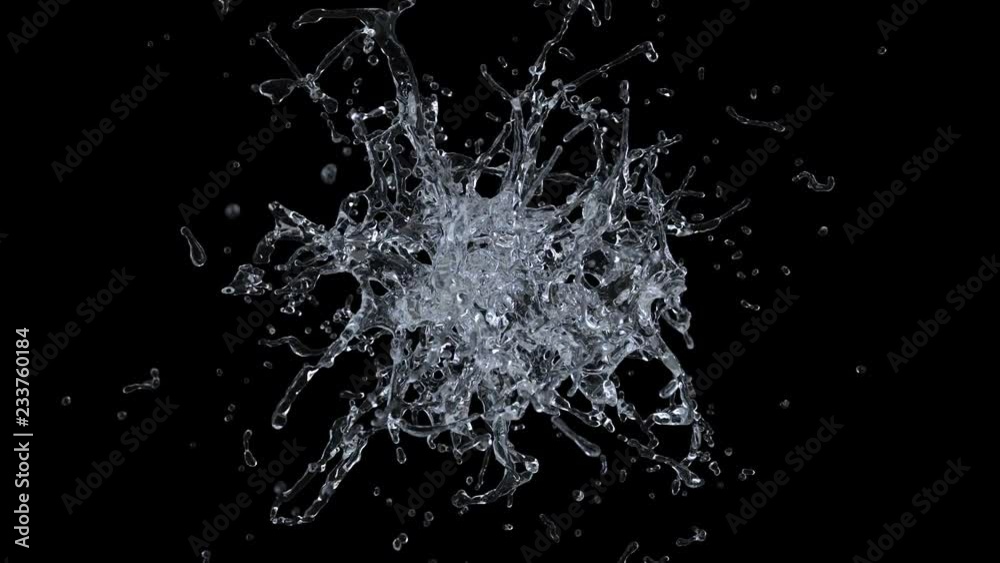 Water explosion