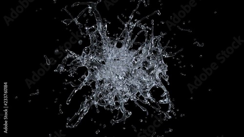 Water explosion