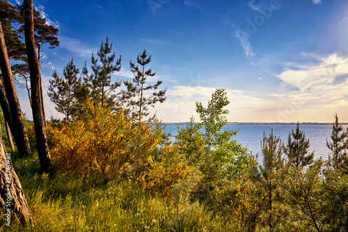 View from the Baltic Sea cliff on the Baltic Sea. © DR pics