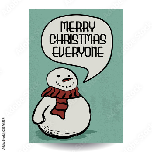 Merry Christmas greeting po...