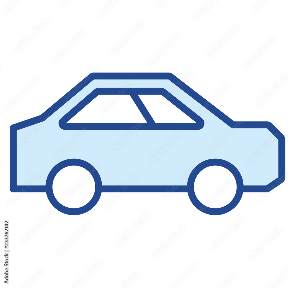 Auto, Familienauto Vector Icon Illustration Auto, Familienauto Vector Icon Illustration