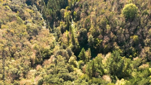 Nice mountain from Spain near the village Osor in Catalonia 