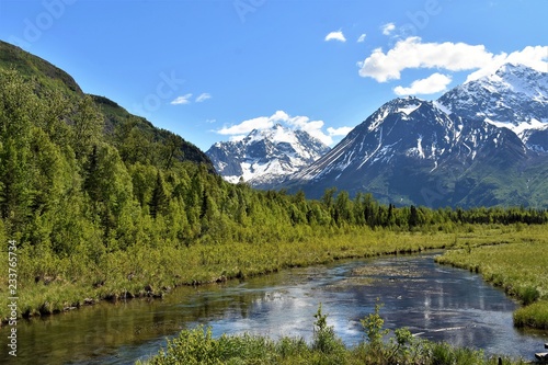 lake in the mountains