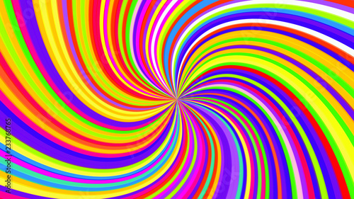 Multicolor Swirling radial ...